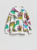 Bluzy dla chłopców - Reserved - Bluza SpongeBob - biały - miniaturka - grafika 1