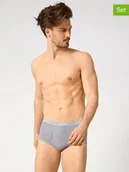 Majtki męskie - Sloggi Slipy (2 pary) w kolorze szarym - miniaturka - grafika 1