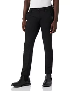 Spodenki męskie - BOSS Męskie spodnie T_Rogan-Jersey Trousers, czarne1, 44 - grafika 1