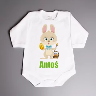 Zajączek wielkanocny, pisanki - body wielkanocne - Body dla niemowląt Zajączek wielkanocny, pisanki - body wielkanocne - Body dla niemowląt - miniaturka - grafika 1