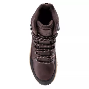 Męskie buty trekkingowe Hi-tec Leknes MID AG V brązowo-czarne rozmiar 44 - Buty trekkingowe męskie - miniaturka - grafika 1