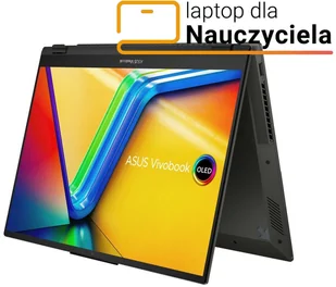 Bon Asus Vivobook S 16 Flip / TP3604VA-IS93T / Intel i9-13 / 16GB / SSD 1TB / Intel Xe / WUXGA / Win 11 Pro / Czarny - Laptopy 2w1 - miniaturka - grafika 1