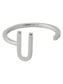 Sygnety - Design Letters Srebrny pierścionek "A-Z" - miniaturka - grafika 1