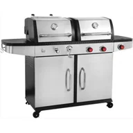 Grille gazowe - Yato Gastro GRILL 2W1 GAZOWY + WĘGLOWY STAL NIERDZEWNA 8,2KW - miniaturka - grafika 1