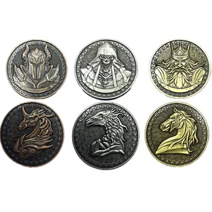 Władcy Zestaw 3 Metalowych Monet - Gry planszowe - miniaturka - grafika 1