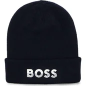 Czapki dla dzieci - BOSS Kidswear Czapka | z dodatkiem wełny - miniaturka - grafika 1