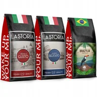 Kawa - Kawa Ziarnista Zestaw 3Kg Z Palarni Do Ekspresu - Świeżo Palona - Blue Orca - miniaturka - grafika 1