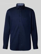 Koszule męskie - Koszula biznesowa o kroju modern fit z listwą guzikową - miniaturka - grafika 1