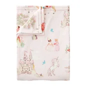 Koce i narzuty dla dzieci - Różowy koc dziecięcy z mikropluszu 150x200 cm Fairytale – Belle & Boo - miniaturka - grafika 1