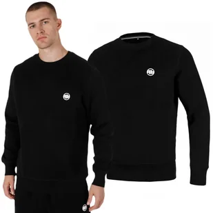 Bluza Pit Bull New Brushed Fleece Group Small Logo '23 - Czarna - Odzież taktyczna i umundurowanie - miniaturka - grafika 1