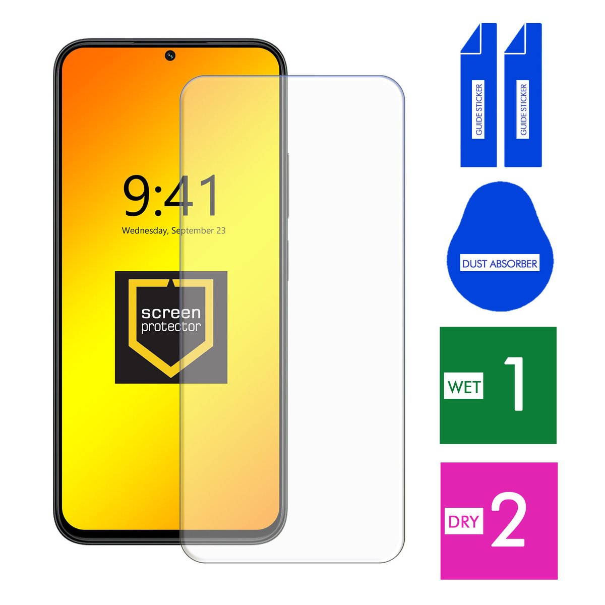 SZKŁO HARTOWANE DO XIAOMI REDMI 15C 4G 5G SZYBKA 9H OCHRONNE PANCERNE