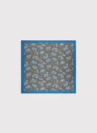 Dodatki do ubrań - Brązowa poszetka męska paisley - miniaturka - grafika 1