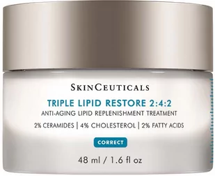 Skinceuticals Triple Lipid Restore 2:4:2 + Resveratrol B E ZESTAW Krem przeciwstarzeniowy 48 ml + Serum antyoksydacyjne na noc 15 ml - Zestawy kosmetyków damskich - miniaturka - grafika 1