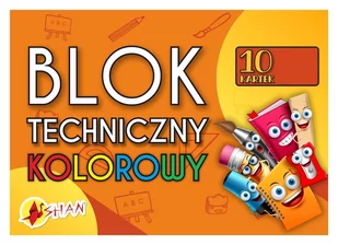 Blok Techniczny Kolorowy A4 - Podobrazia, bloki, papiery - miniaturka - grafika 1