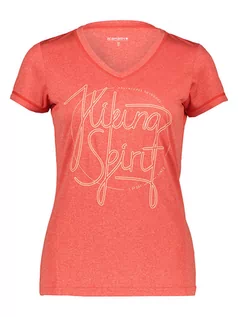 Koszulki i topy damskie - Icepeak Koszulka w kolorze pomarańczowo-czerwonym - grafika 1