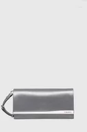 Torebki damskie - Calvin Klein kopertówka kolor srebrny - miniaturka - grafika 1