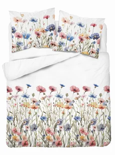 Pościel bawełniana 160x200 kwiaty polne - Pościel - miniaturka - grafika 1
