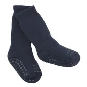 Skarpetki dla dzieci - GoBabyGo antypoślizgowe skarpetki do nauki chodzenia Navy Blue 12 m+ - miniaturka - grafika 1