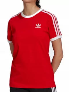 Koszulki i topy damskie - Koszulka Damska Adidas Czerwona H33575 4Xs 28 - grafika 1