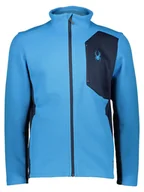 Odzież trekkingowa męska - SPYDER Kurtka polarowa "Bandit" w kolorze niebieskim - miniaturka - grafika 1