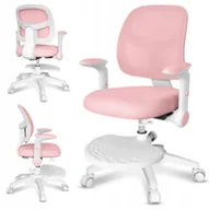 Fotele i krzesła biurowe - Fotel obrotowy Mark Adler Junior 5.0 Pink PR - miniaturka - grafika 1