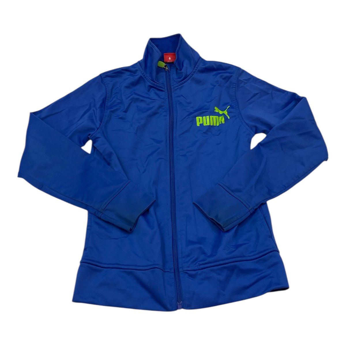 Bluza dziecięca Puma niebieska sportowa na zamek treningowa 140