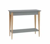 Konsole i sekretarzyki - Konsola MIMO z Półką 105x35cm - Ciemnoszara - miniaturka - grafika 1