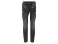 Spodnie męskie - LIVERGY® Jeansy męskie z bawełną, Slim Fit (Czarny, 46 (30/32)) - miniaturka - grafika 1