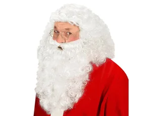 Widmann Andreas s0867 Święty Mikołaj peruka z brodą w pudełku, biały S0867 - Stroje karnawałowe - miniaturka - grafika 2