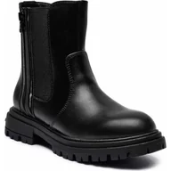 Buty dla dziewczynek - CALVIN KLEIN JEANS Botki CHELSEA - miniaturka - grafika 1