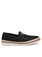 Espadryle męskie - Rieker Espadryle B2366-00 Czarny - miniaturka - grafika 1