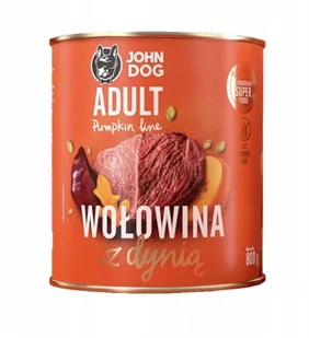 JohnDog Pumpkin Adult Wołowina 800g - Mokra karma dla psów - miniaturka - grafika 1