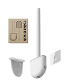 Akcesoria do wc - Szczotka Toaletowa Silikonowa Do Łazienki Wc Płaska D I 13.1 B - miniaturka - grafika 1