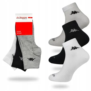 Skarpety 3-PAK KAPPA QUARTER zakostki - 35-38 - Skarpetki męskie - miniaturka - grafika 1