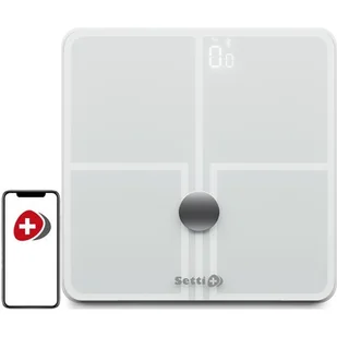 Setti+ BS905W Biały - Wagi łazienkowe - miniaturka - grafika 1