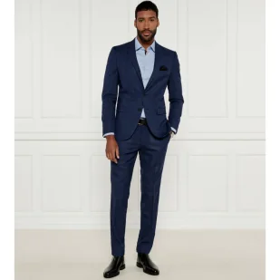 HUGO Garnitur Arti/Hesten23X Slim Fit z dodatkiem wełny - Garnitury - miniaturka - grafika 1