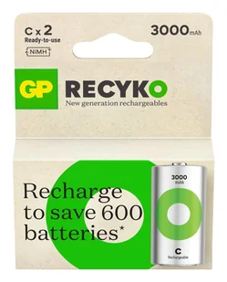 GP Batteries ReCyko Pro RECYKO C Bateria do ponownego naładowania Niklowo-metalowo-wodorkowa (NiMH) - Ładowarki i akumulatory - miniaturka - grafika 1