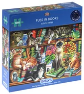 Puzzle - G3 Gibsons Puzzle 1000 Koty w książkach - miniaturka - grafika 1