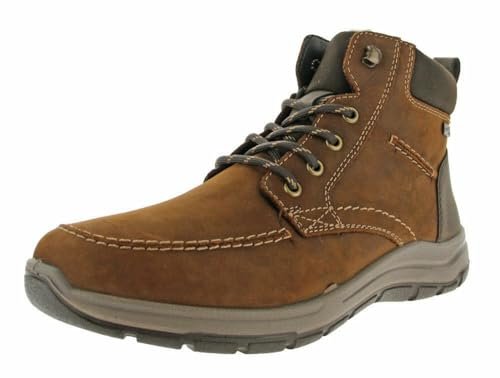 Rieker Męskie buty sznurowane 03610, brązowe, 43 EU szerokie, brązowy, 43 EU Weit