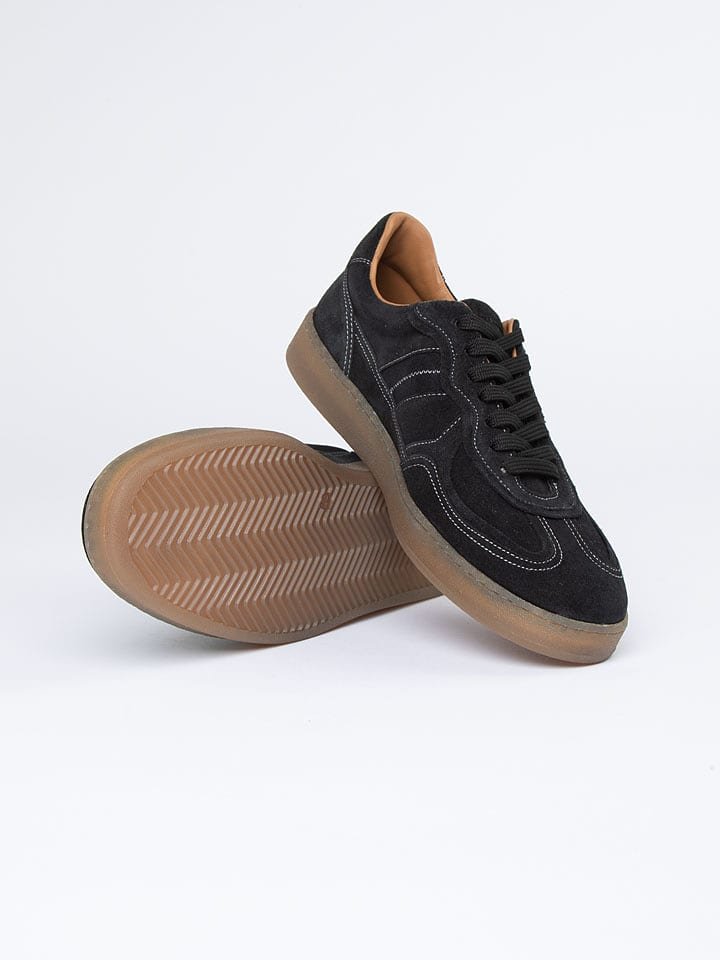 PAUL VESTERBRO Skórzane sneakersy w kolorze czarnym