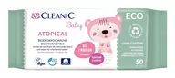 Chusteczki nawilżane - Cleanic Harper Hygienics Baby ECO Atopical nawilżane chusteczki dla niemowląt i dzieci 50 sztuk 7082921 - miniaturka - grafika 1