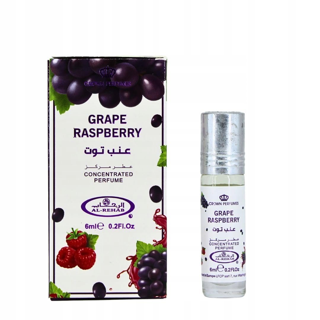 AL REHAB GRAPE RASPBERRY ARABSKIE PERFUMY W OLEJKU ROLL-ON 6 ml OLEJEK