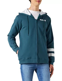 Hurley Męska bluza M Oceancare O&o Fleece Zip, Nocny niebieski (Nightshadow), S - Bluzy męskie - miniaturka - grafika 1