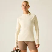 Bluzy sportowe damskie - Dare 2b Bluza damska z kapturem szybkoschnąca Refresh Beżowy, Rozmiar: 40 - miniaturka - grafika 1