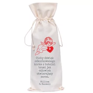 Worek Na Butelkę Bawełniany - Cichy Dźwięk... (45) - Ozdoby bożonarodzeniowe - miniaturka - grafika 1