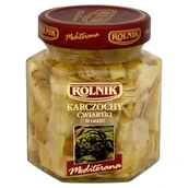 Warzywa w marynacie - Rolnik KARCZOCHY ĆWIARTKI PREMIUM 314ML - miniaturka - grafika 1