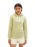 Bluzy damskie - TOM TAILOR Denim Bluza damska, 32256 - Dusty Pear Green, M - miniaturka - grafika 1
