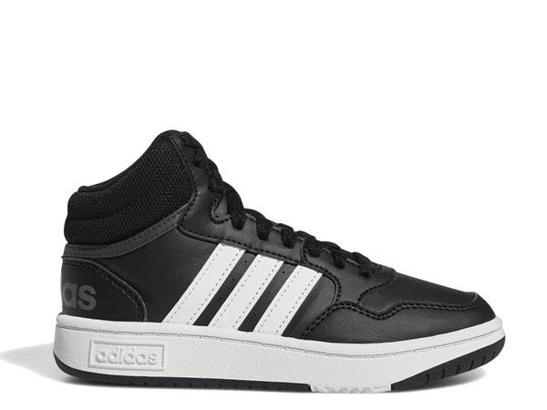 Buty dziecięce adidas Core GW0402 HOOPS MID 3.0 Czarne
