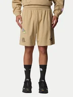 Spodenki męskie - The North Face Szorty sportowe Unisex Mountain Cleanup NF0A8C2X Beżowy Relaxed Fit - miniaturka - grafika 1
