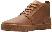 Botki damskie - Clarks Streethill Mid botki męskie, Dark Tan Lea, 39.5 EU - miniaturka - grafika 1